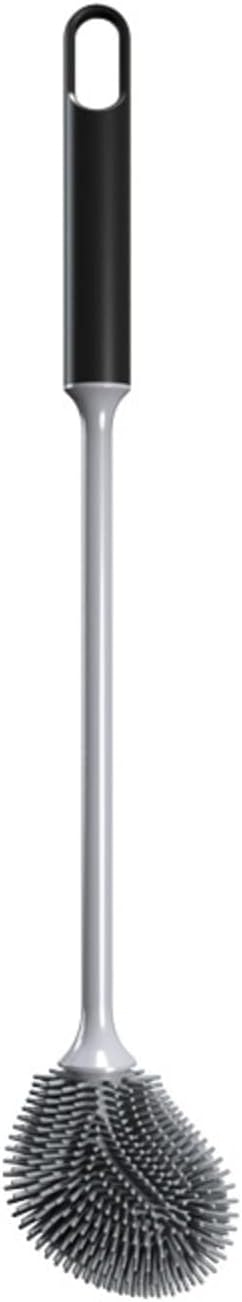 MBETA Long Handle Toilet Brush with Soft Rubber Head
