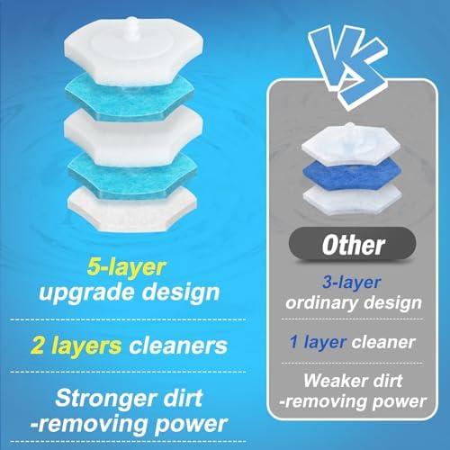 Squish 2 Kit Toilet Brush with 32 Refills