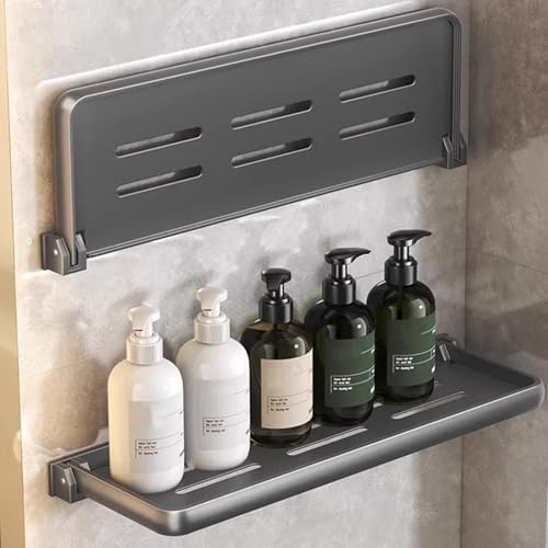 CurcKua Folding Shelf Double Layers No Drilling