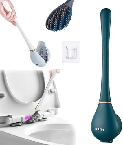 Lekxagabo Toilet Brush with Holder Green