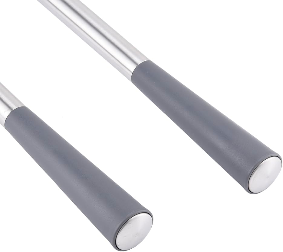 Home Simplified Stainless Steel Toilet Brush and Plunger Set