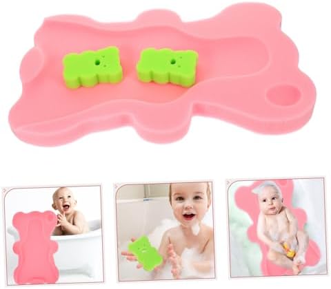 IWOWHERO Bath Sponge Mat for Newborns