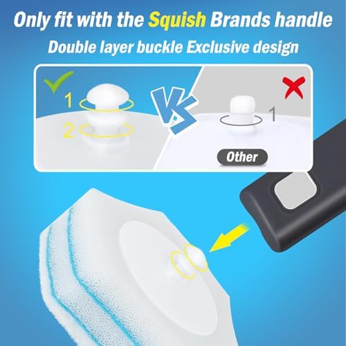Squish 2 Kit Toilet Brush with 32 Refills