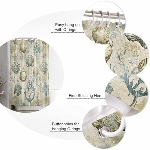 ZOE GARDEN Vintage Coastal Bathroom Set