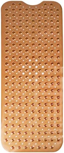 SOUGAO Extra Long Bath Mat 40x100cm Non Slip with Suction Cups