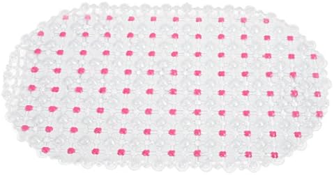 Soft Rubber Bathtub Shower Mat Pad 67x37cm
