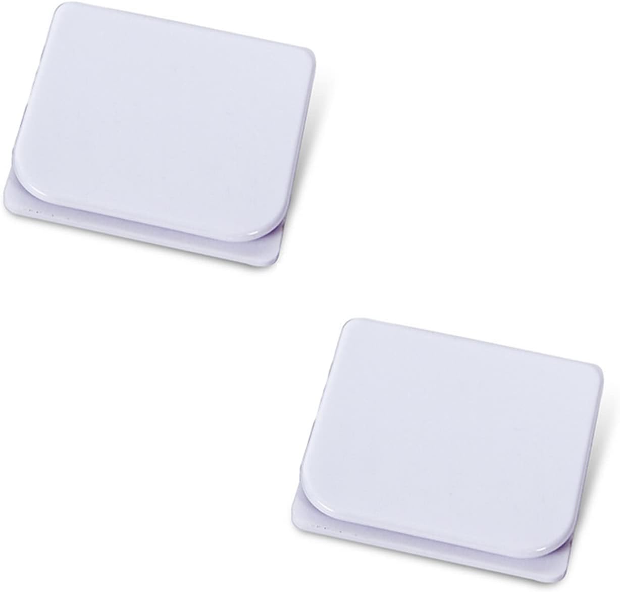 2 Pack Self-Adhesive Shower Curtain Clips for Bath