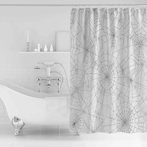 ZOE GARDEN Halloween Shower Curtain Set with Hook 72x84