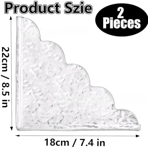 Harnyeu 2Pack Removable Shower Splash Guard
