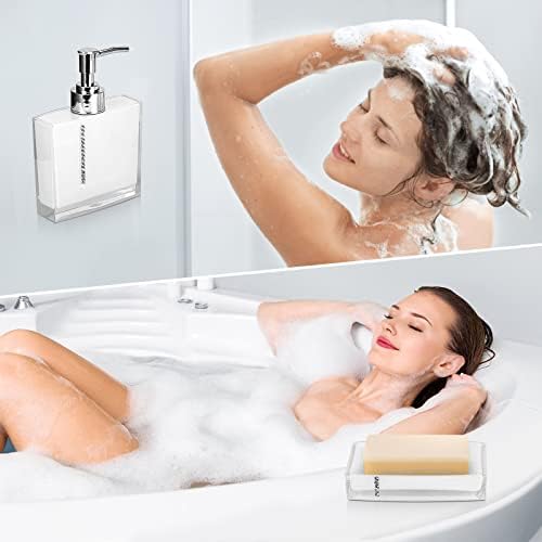 Estink 5-Piece Acrylic Bathroom Accessories Set White