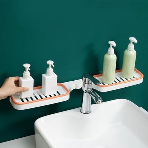 Tissting Foldable Corner Shelf for Bathroom Kitchen