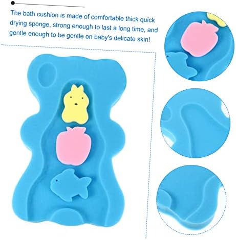 Abaodam Bath Sponge Cushion Non-Slip Mat for Kids