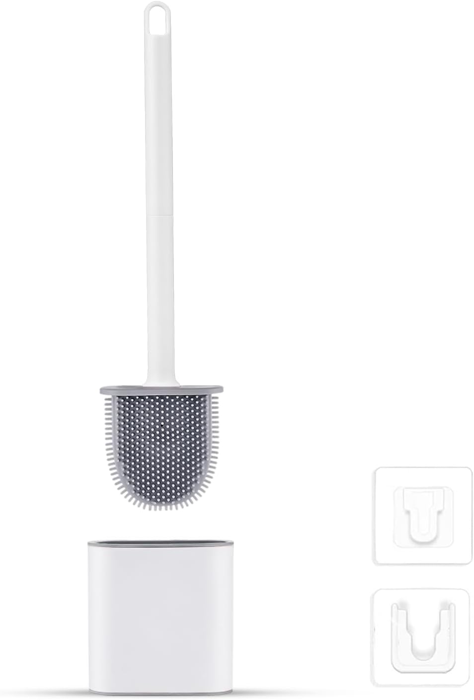 GRIFEMA Ibergrif Toilet Brush Holder Set White