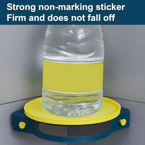 2 Pack Corner Shower Caddy 360 Rotating Rack