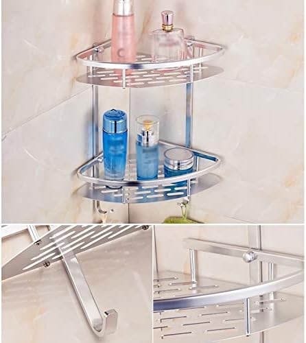 Shower Shelf Organizer 1Tier Aluminum Corner Rack