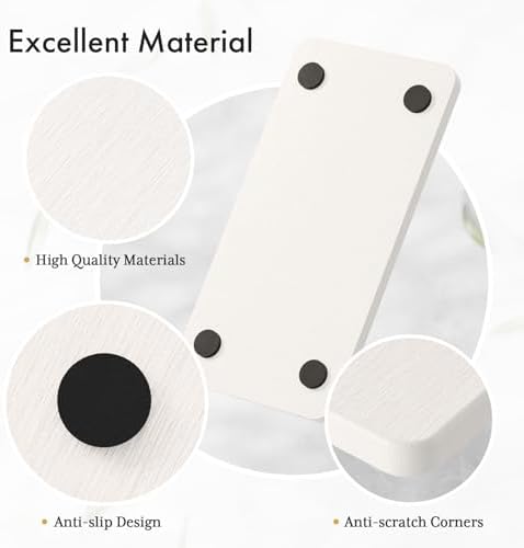 AmazerBath 4 Pack Stone Drying Trays for Bathroom Sink and Kitchen Counter