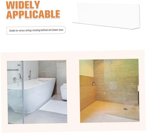 Yardenfun Bathtub Shower Splash Guard PVC Water Barrier