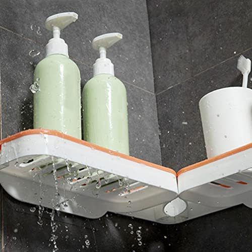 Beaupretty Shampoo Holder Organizer 2Pcs Wall Mount Shower Rack