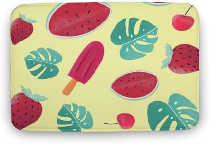 Watermelon Non-Slip Bathtub Mat 16x24 Inch