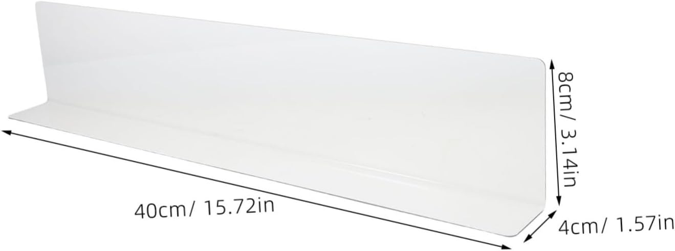 HOMSFOU Bathtub Corner Splash Guard Water Barrier
