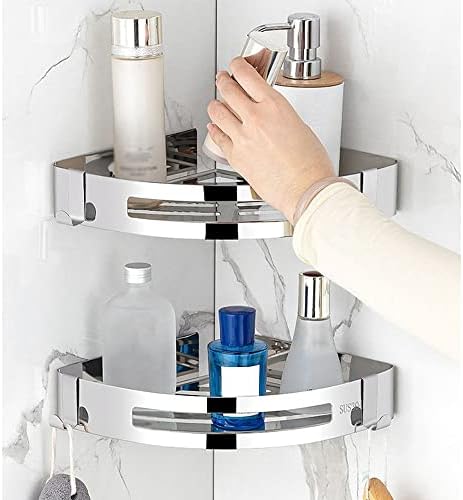 304 Stainless Steel Corner Shower Shelf Organizer 1