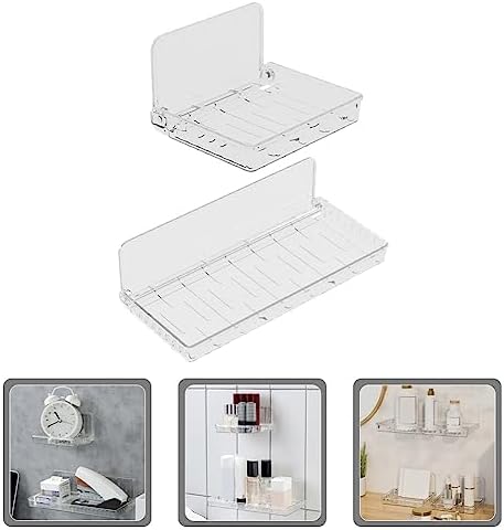 Alipis 2pcs Floating Shower Shelves Organizer