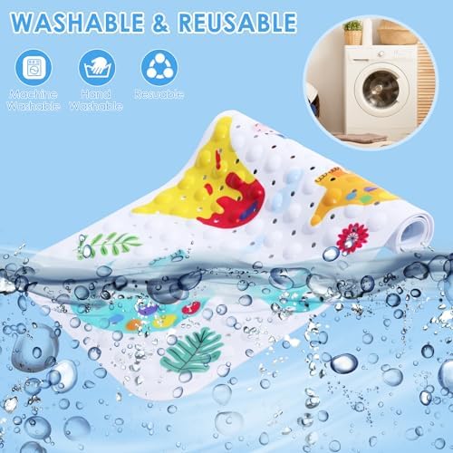 ZJRDYYK Anti Slip Dinosaur Park Bath Mat 40x16 Inch
