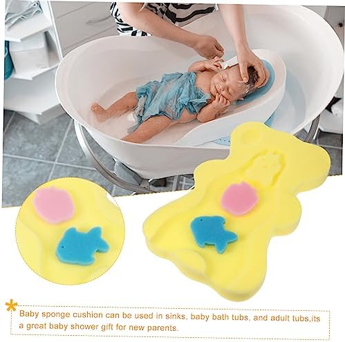 Non-Slip Bath Mat Sponge Cushion for Newborns