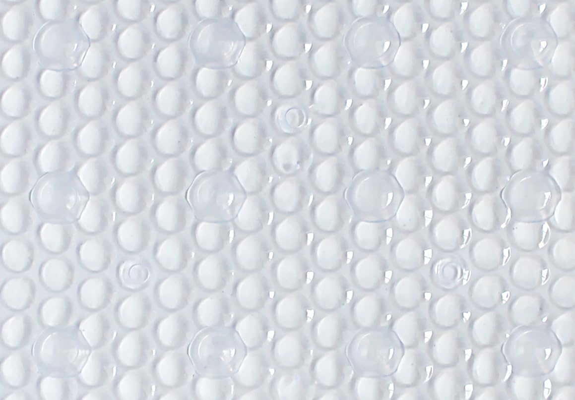 Splash Home Clear PVC Bathtub Mat Non-Slip