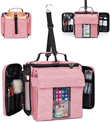 Tingroun Pink Shower Caddy Tote Bag Organizer