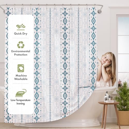 AmazerBath Boho Shower Curtain Set