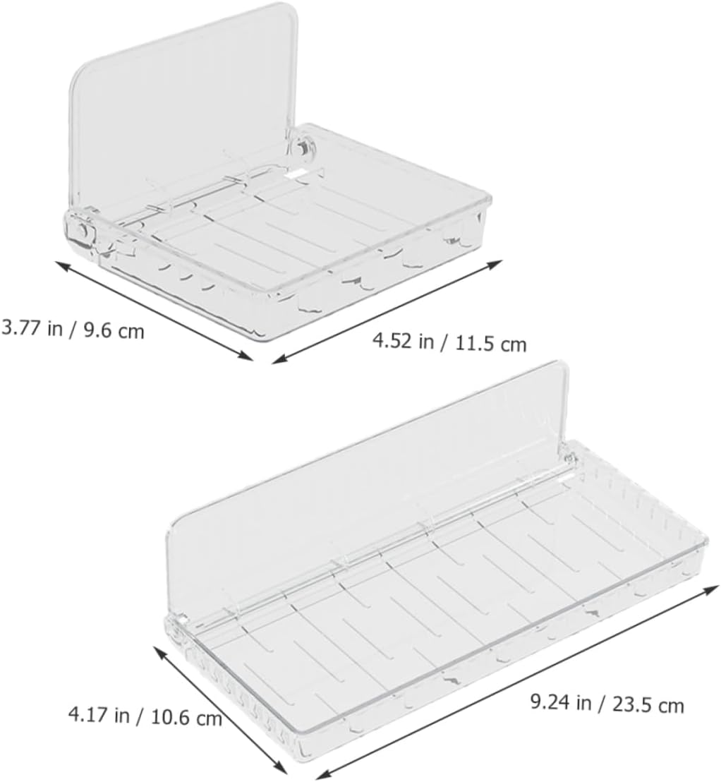 Zerodeko 2pcs Foldable Wall Towel Shelf No Drilling