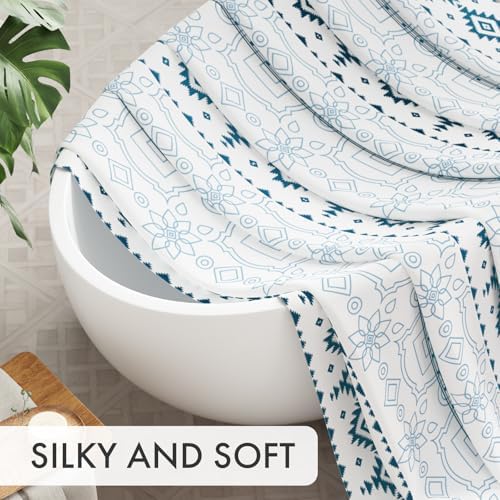 AmazerBath Boho Shower Curtain Set
