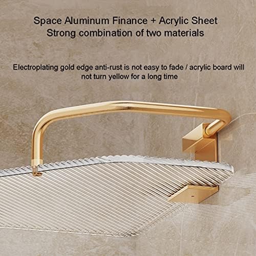 ANNBKA Gold Single Layer Shower Caddy Organizer