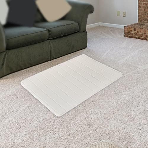 Duiaynke Floor Mat Anti-Skid Bathtub Rug Beige 40x60cm