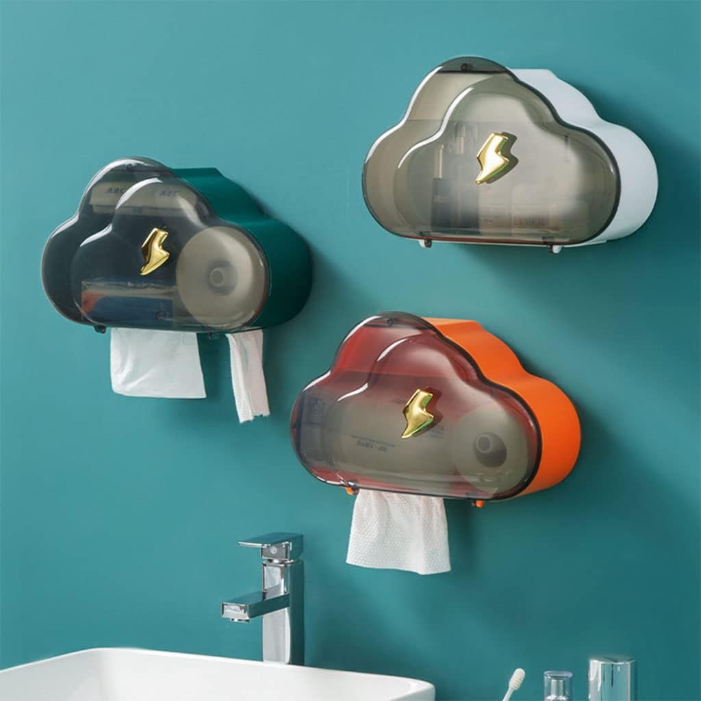 SZYDD Cloud-Shaped Tissue Box Waterproof Wall-Mounted Storage