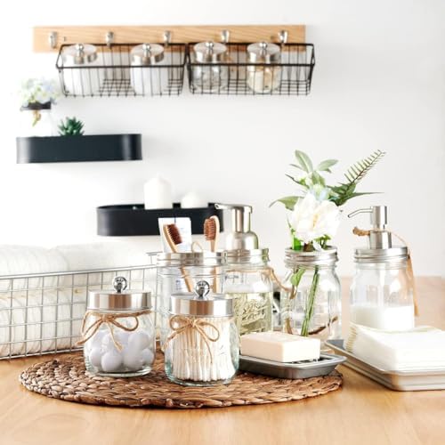 SheeChung Silver Metal Soap Dish Tray with Drainage Grid