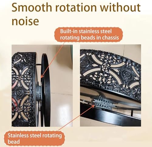 MYHMDICO 360 Rotating Corner Storage Tray