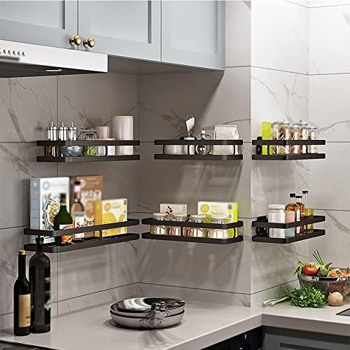Shower Caddy Organizer with Raised Fence and Thick Frame