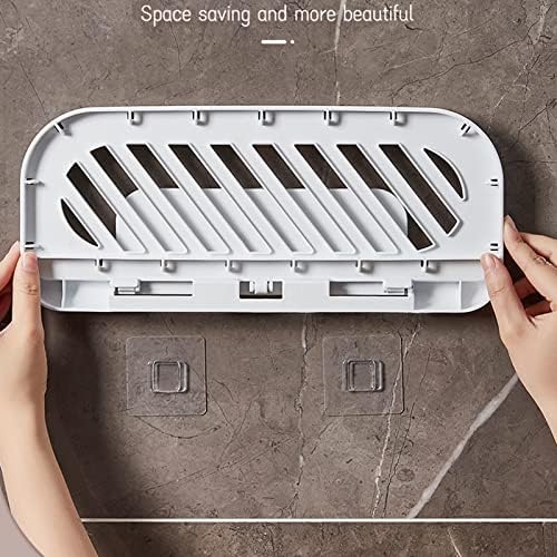 Sonew Foldable Bathroom Shelf Organizer with Drainage