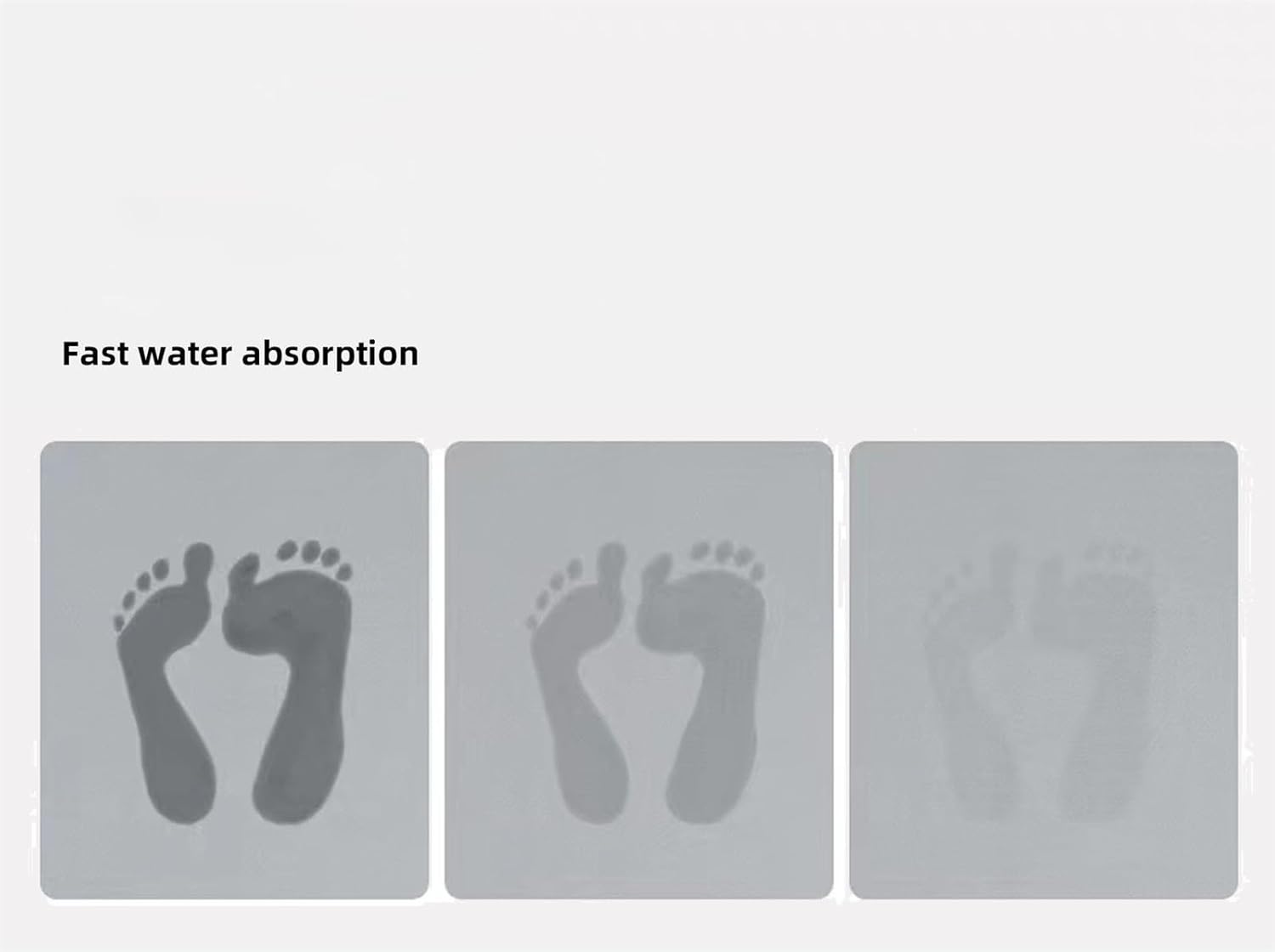 KAWABOSS Stone Bath Mat Quick Dry Non Slip