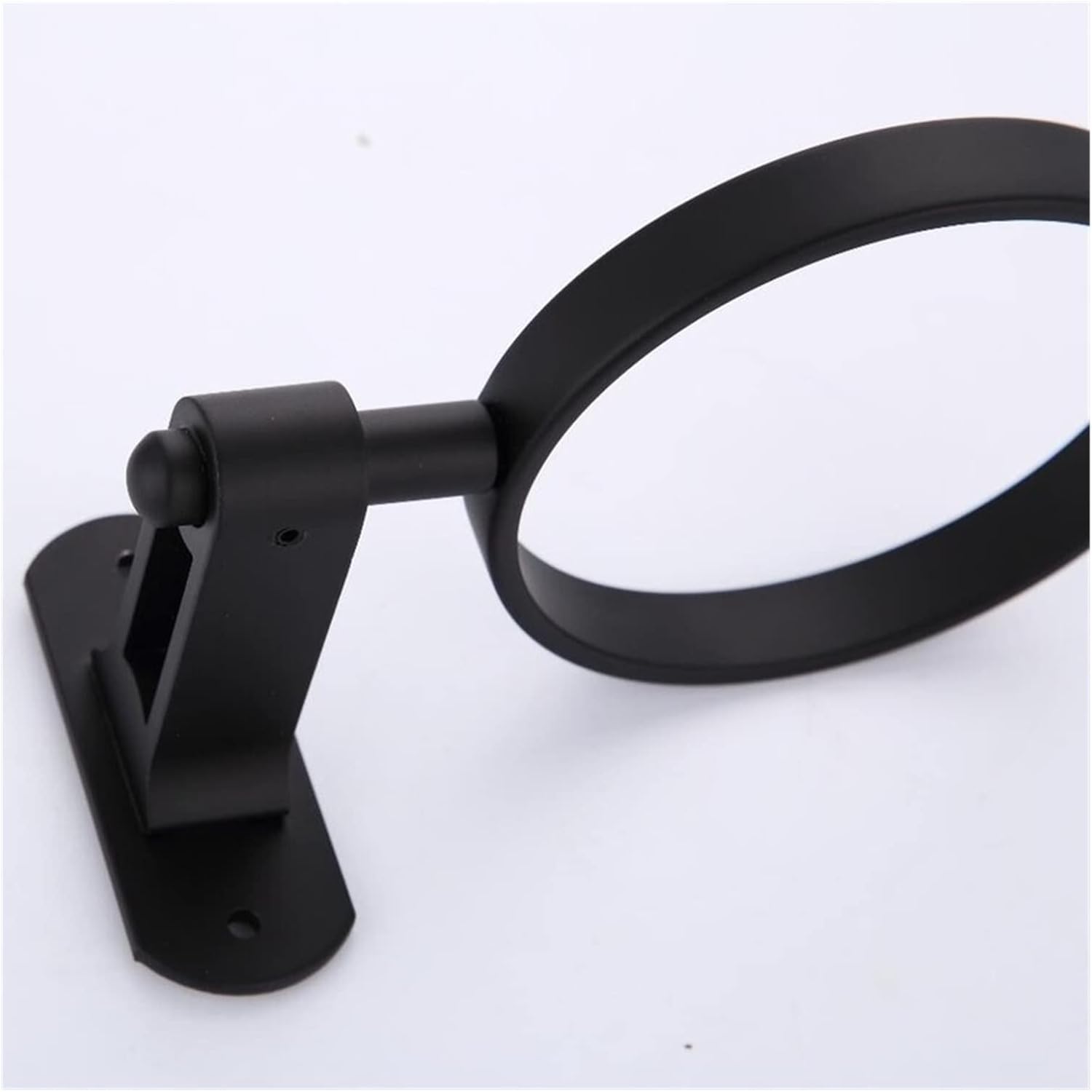 INPETS Black Space Aluminum Toilet Brush Holder