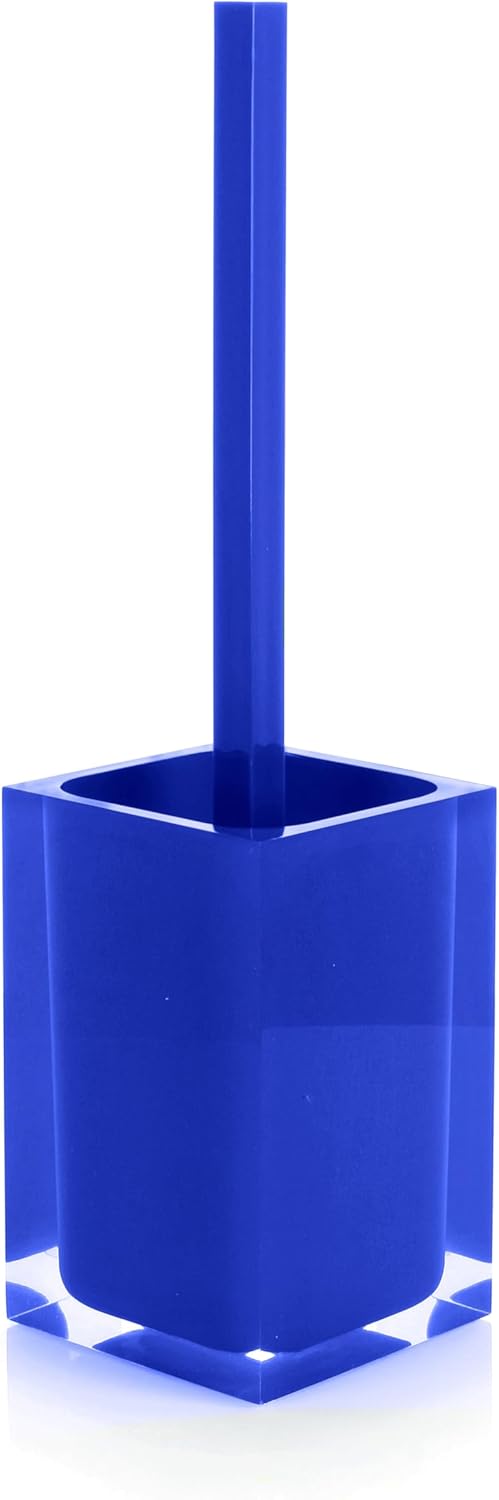 Gedy Rainbow Decorative Square Toilet Brush Holder Blue