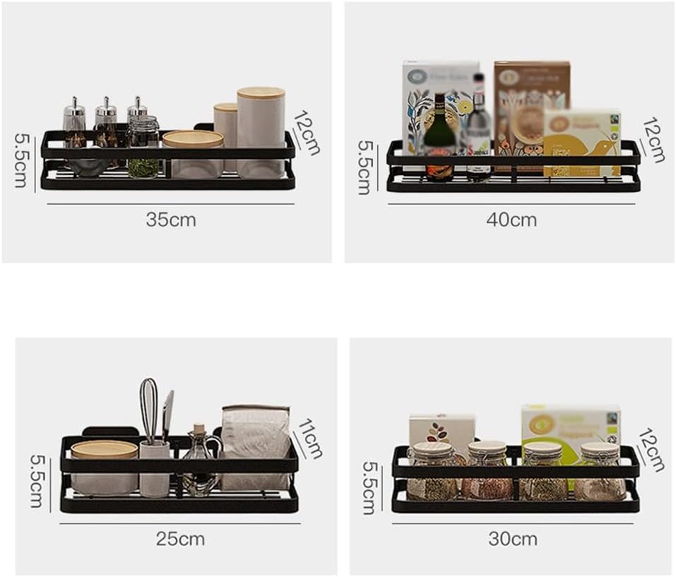 Shower Caddy Organizer with Raised Fence and Thick Frame