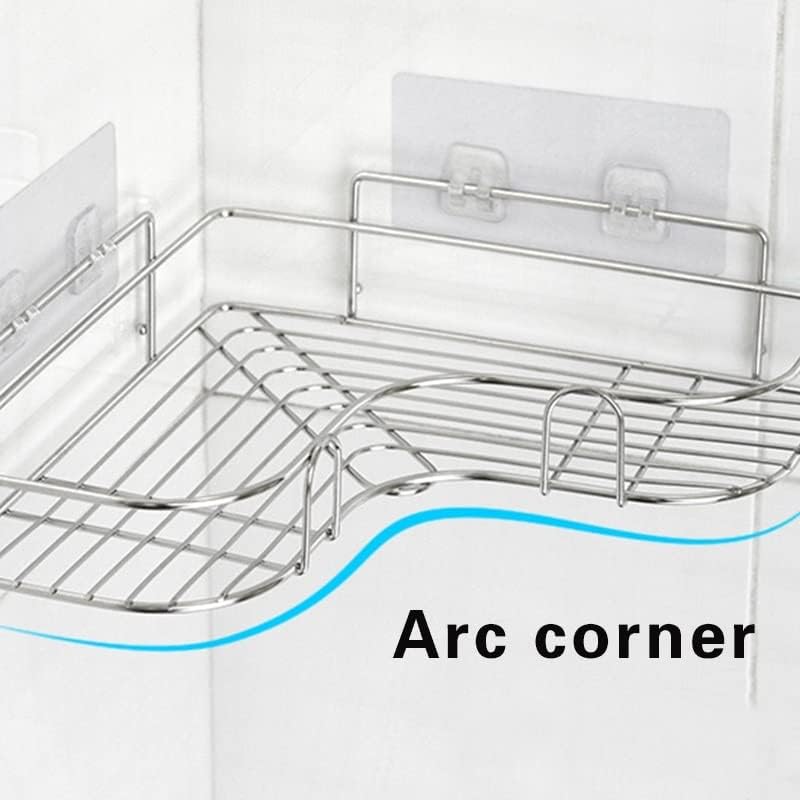 Stainless Steel Triangular Shower Caddy Organizer Rack