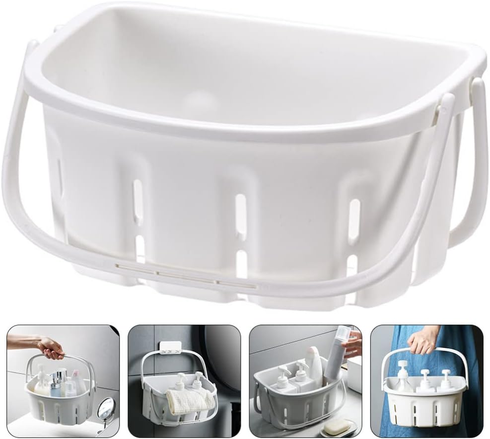 STOBAZA Portable Shower Storage Basket Organizer