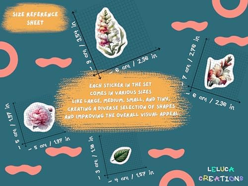 Non Slip Bathtub Stickers 25PCS Cute Floral Decals