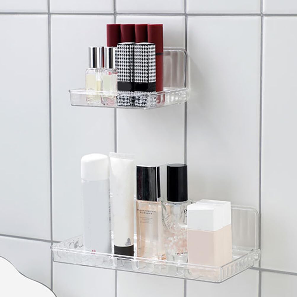 Alipis 2pcs Floating Shower Shelves Organizer
