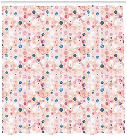 Ambesonne Abstract Shower Curtain 75 Long Pale Peach