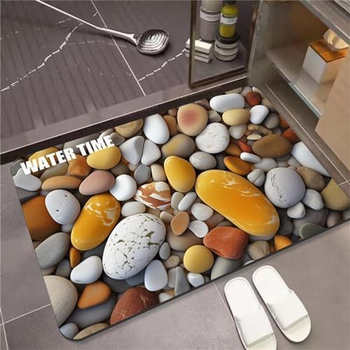 KAWABOSS Stone Bath Mat Quick Dry Non Slip